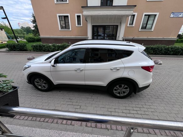 2015 Hyundai Santa Fe III, белый, 2000000 рублей - вид 16