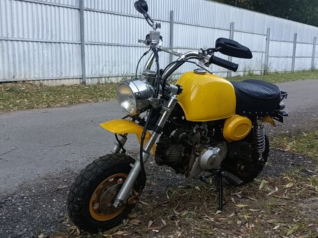 2014 Skyteam Gorilla Monkey ST125, жёлтый, 90000 рублей, вид 3