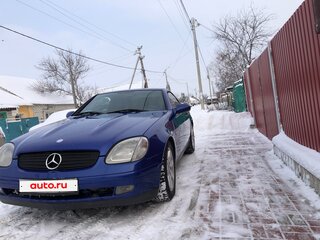 1999 Mercedes-Benz SLK-Класс 200 I (R170), синий, 1350000 рублей, вид 3