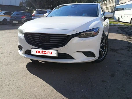2017 Mazda 6 III (GJ) Рестайлинг, белый, 1690000 рублей, вид 1