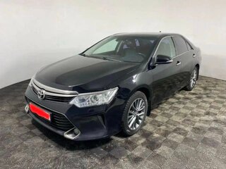 2017 Toyota Camry VII (XV50) Рестайлинг, чёрный, 2450000 рублей, вид 1