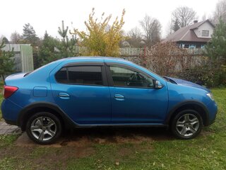 2019 Renault Logan Stepway II Рестайлинг, синий, 950000 рублей, вид 2