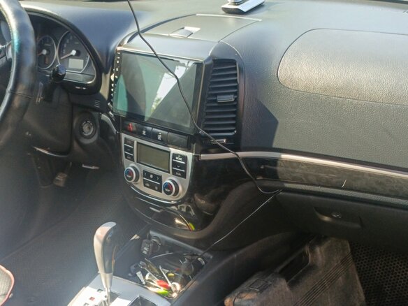 2007 Hyundai Santa Fe II, серый, 1500000 рублей - вид 6