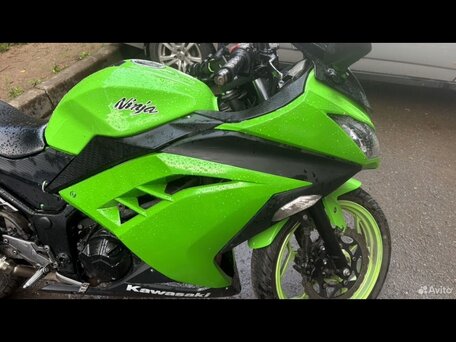 2014 Kawasaki Ninja 300, зелёный, 350000 рублей, вид 2