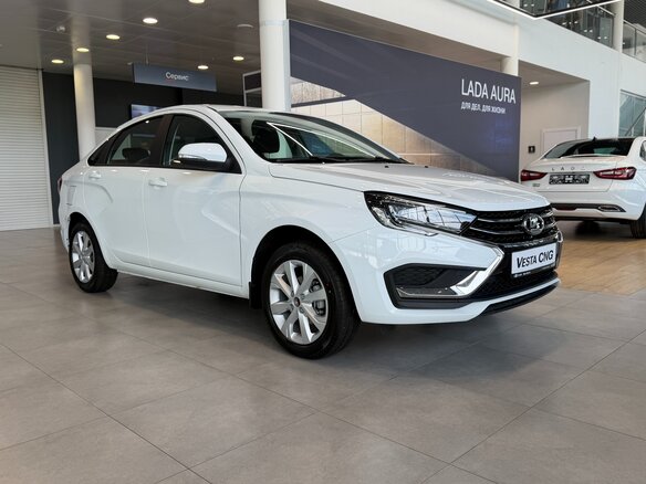 2026 Lada (ВАЗ) Vesta CNG I Рестайлинг (NG), белый, 2105000 рублей - вид 5