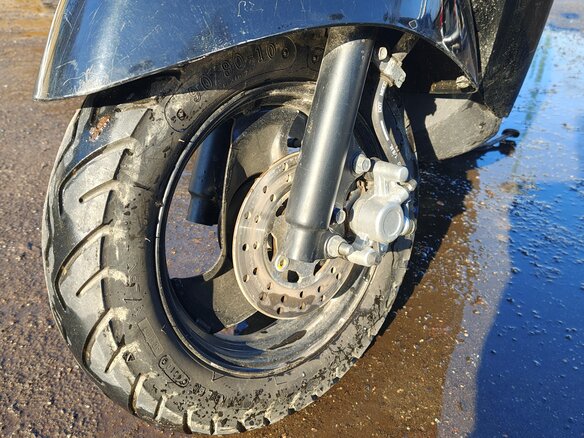 2013 Yamaha Cuxi 100, чёрный, 180000 рублей - вид 9