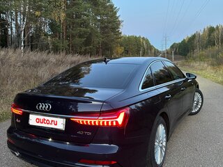2019 Audi A6 40 TDI V (C8), синий, 3370000 рублей, вид 4