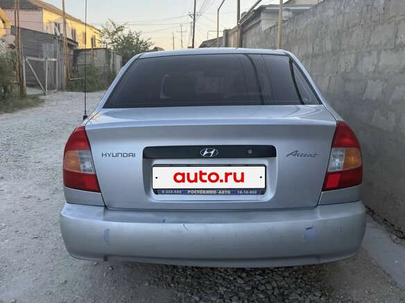 2008 Hyundai Accent ТагАЗ II, серебристый, 385000 рублей - вид 2