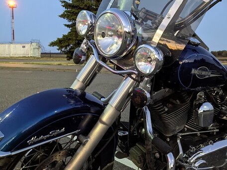 2006 Harley-Davidson Heritage Classic, синий, 650000 рублей, вид 2
