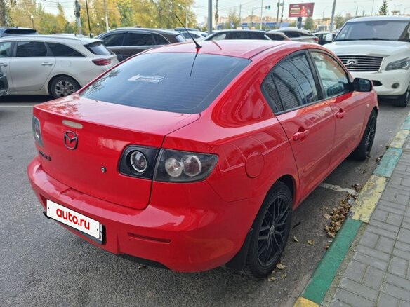 2006 Mazda 3 I (BK) Рестайлинг, красный, 480000 рублей - вид 4