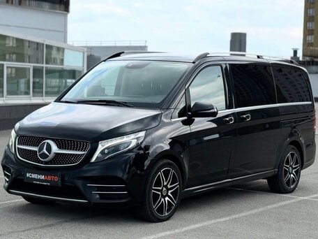 2021 Mercedes-Benz V-Класс Long 250 d длинный III (W447) Рестайлинг, чёрный, 8500000 рублей, вид 3