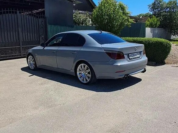 2008 BMW 5 серии 520d V (E60/E61) Рестайлинг, серый, 1200000 рублей - вид 8