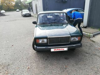 1999 Lada (ВАЗ) 2107, зелёный, 250000 рублей, вид 3