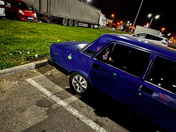 2002 Lada (ВАЗ) 2107, синий - вид 2