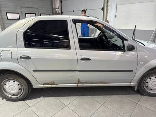 2006 Renault Logan I, серебристый, 545000 рублей, вид 3