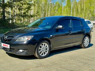 2008 Mazda 3 I (BK) Рестайлинг, чёрный, 499000 рублей, вид 2