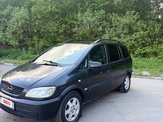 2002 Opel Zafira A, чёрный, 399000 рублей, вид 1