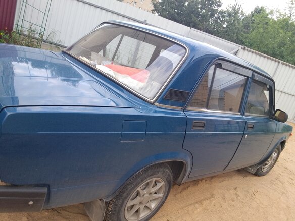 2009 Lada (ВАЗ) 2107, синий, 280000 рублей - вид 3