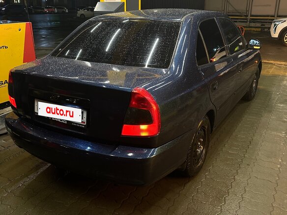2008 Hyundai Accent ТагАЗ II, синий, 550000 рублей - вид 2