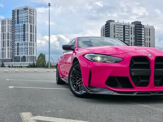2022 BMW M3 Competition Package VI (G80), розовый, 7750000 рублей, вид 5
