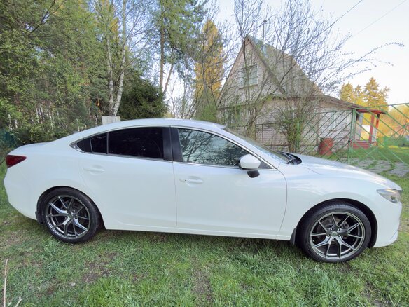 2015 Mazda 6 III (GJ) Рестайлинг, белый, 2200000 рублей - вид 4