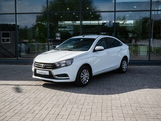 2021 Lada (ВАЗ) Vesta I, белый, 800000 рублей, вид 1