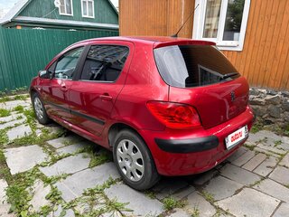 2006 Peugeot 307 I Рестайлинг, красный, 299999 рублей, вид 4