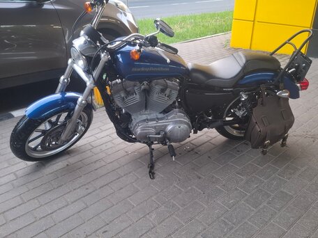 2015 Harley-Davidson Sportster 883, синий, 620000 рублей, вид 1