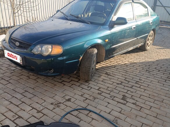 2004 Kia Shuma II, зелёный, 215000 рублей