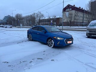 2016 Hyundai Elantra VI (AD), синий, 1350000 рублей, вид 2