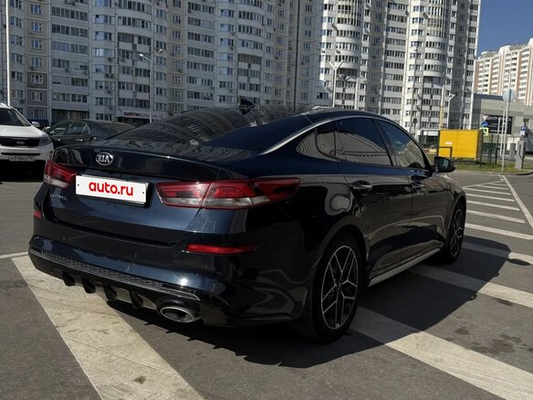 2019 Kia Optima IV Рестайлинг, синий, 2500000 рублей - вид 11