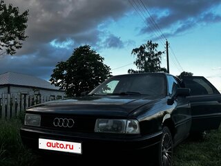 1990 Audi 80 IV (B3), чёрный, 160000 рублей, вид 1