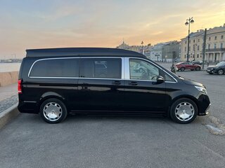 2020 Mercedes-Benz V-Класс Long 260 длинный III (W447) Рестайлинг, чёрный, 7690000 рублей, вид 4