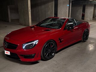 2012 Mercedes-Benz SL-Класс AMG 63 AMG III (R231), красный, 6200000 рублей, вид 4