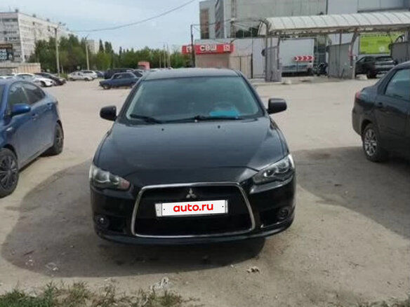 2008 Mitsubishi Lancer X, чёрный, 650000 рублей - вид 4