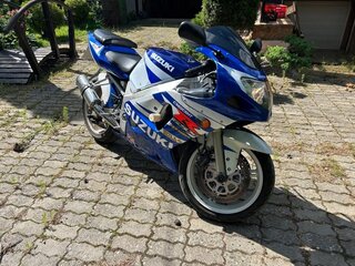 2003 Suzuki GSX-R 600, синий, 520000 рублей, вид 2
