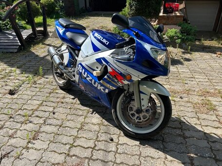 2003 Suzuki GSX-R 600, синий, 520000 рублей, вид 2