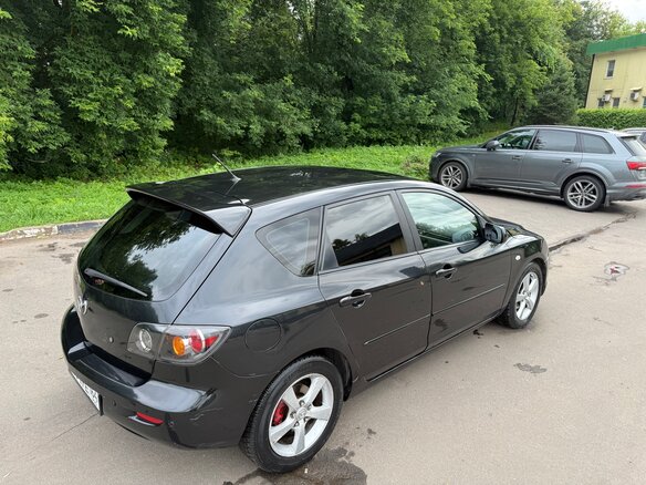 2005 Mazda 3 I (BK), чёрный - вид 5