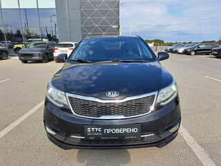 2015 Kia Rio III Рестайлинг, чёрный, 1037000 рублей, вид 2