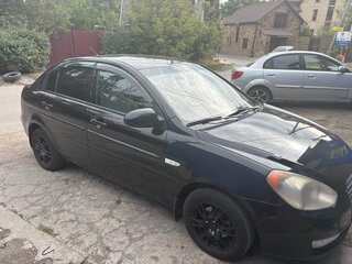 2007 Hyundai Verna II, чёрный, 470000 рублей, вид 1