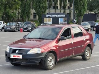 2009 Renault Logan I, красный, 150000 рублей, вид 1