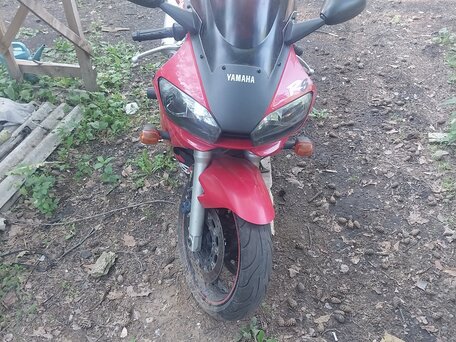 2000 Yamaha YZF-R6, красный, 420000 рублей, вид 1