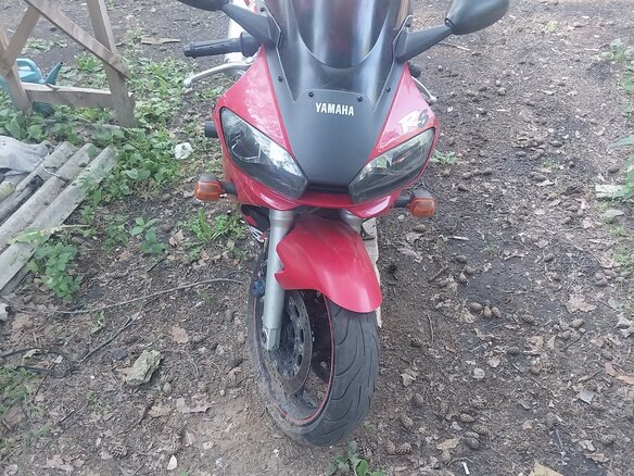 2000 Yamaha YZF-R6, красный, 420000 рублей