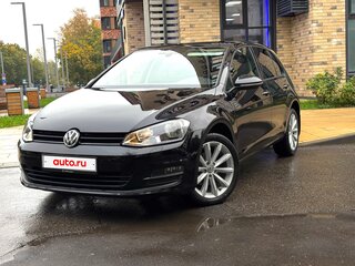 2015 Volkswagen Golf VII, чёрный, 1750000 рублей, вид 1