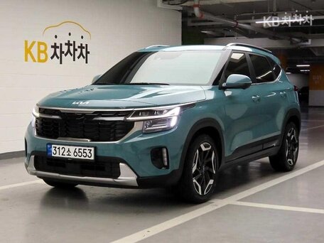 2022 Kia Seltos I, зелёный, 1645000 рублей, вид 2