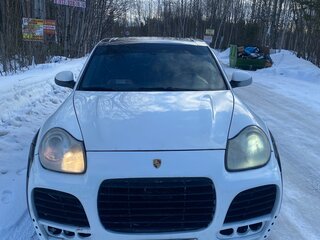 2004 Porsche Cayenne Turbo I (955), белый, 780000 рублей, вид 3
