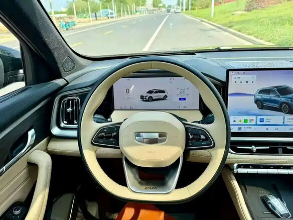 2026 Geely Monjaro (Xingyue L) I Рестайлинг 2 (China Market), чёрный, 3878208 рублей - вид 3