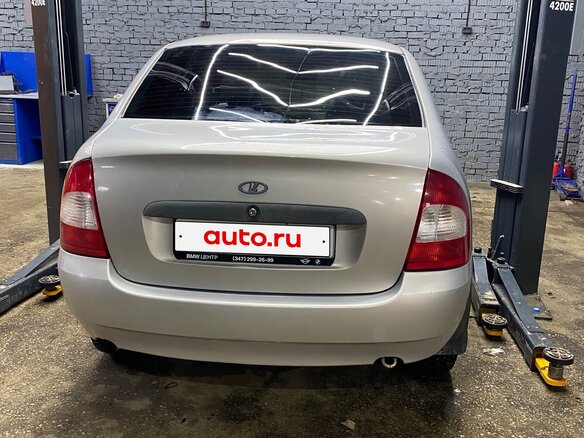 2008 Lada (ВАЗ) Kalina I, серебристый, 165000 рублей