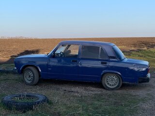 1990 Lada (ВАЗ) 2107, голубой, 80000 рублей, вид 4