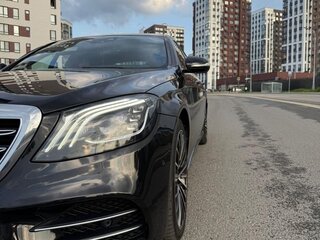 2018 Mercedes-Benz S-Класс 450 Long VI (W222, C217) Рестайлинг, чёрный, 4750000 рублей, вид 2